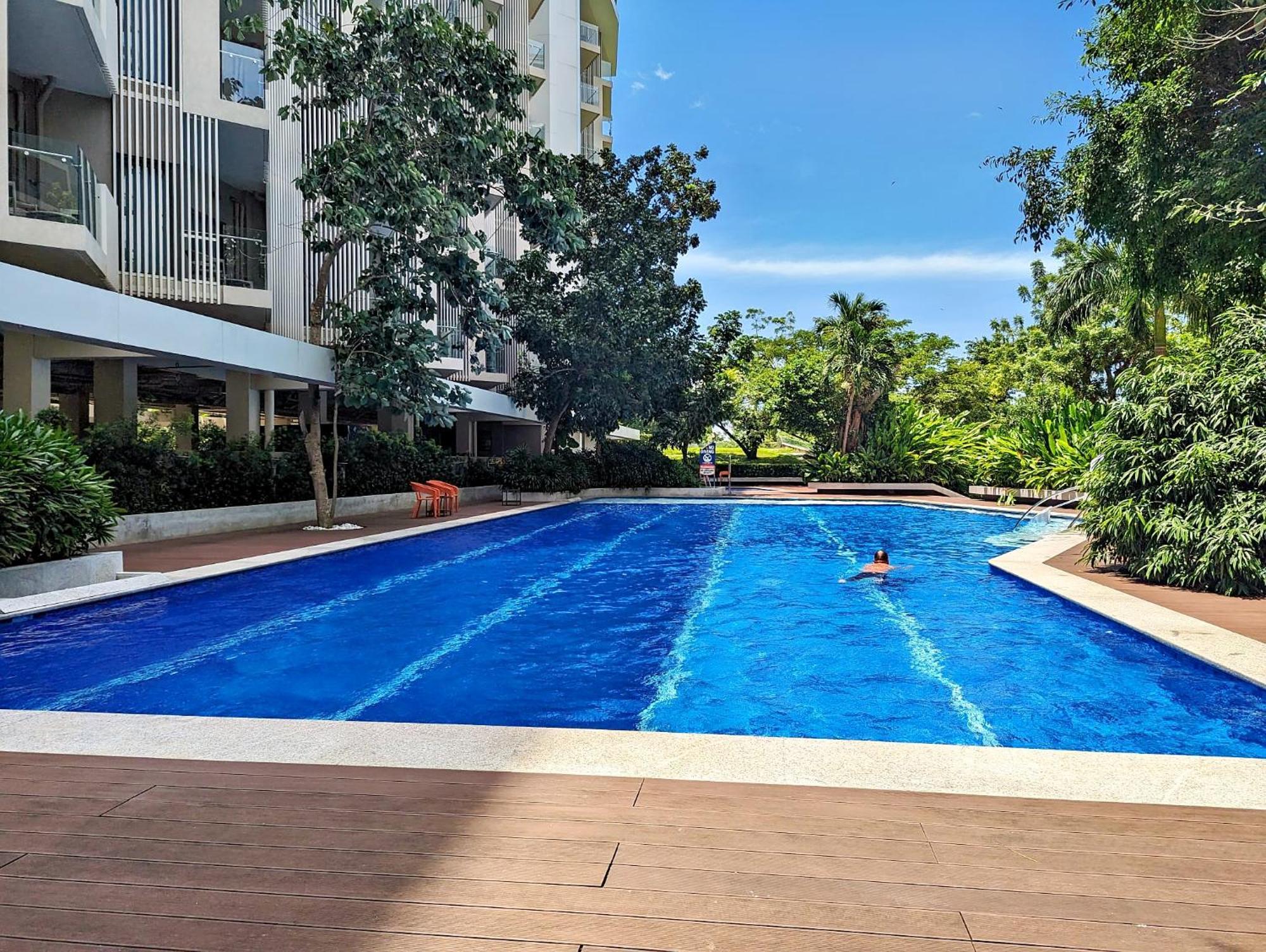 Dominiks Stylish Resort Gem Ocean View Pool Queen Bed At Tambuli 8 Floor Fast Wifi Мактан Экстерьер фото
