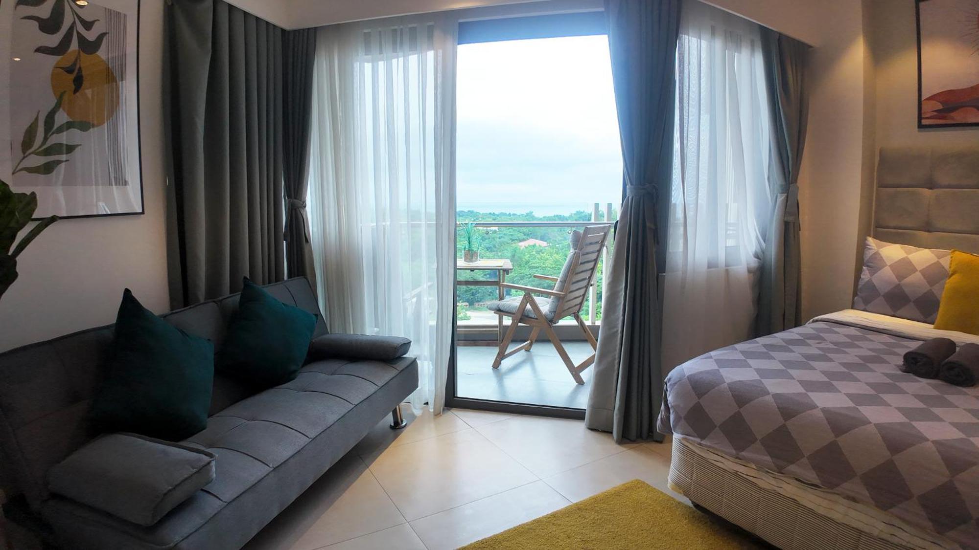 Dominiks Stylish Resort Gem Ocean View Pool Queen Bed At Tambuli 8 Floor Fast Wifi Мактан Экстерьер фото